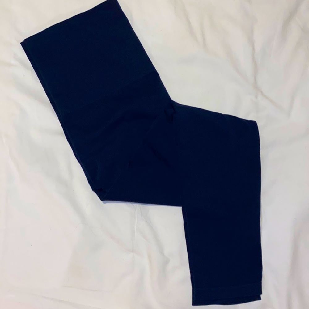 Navy Spanx Leggings Look at Me Now